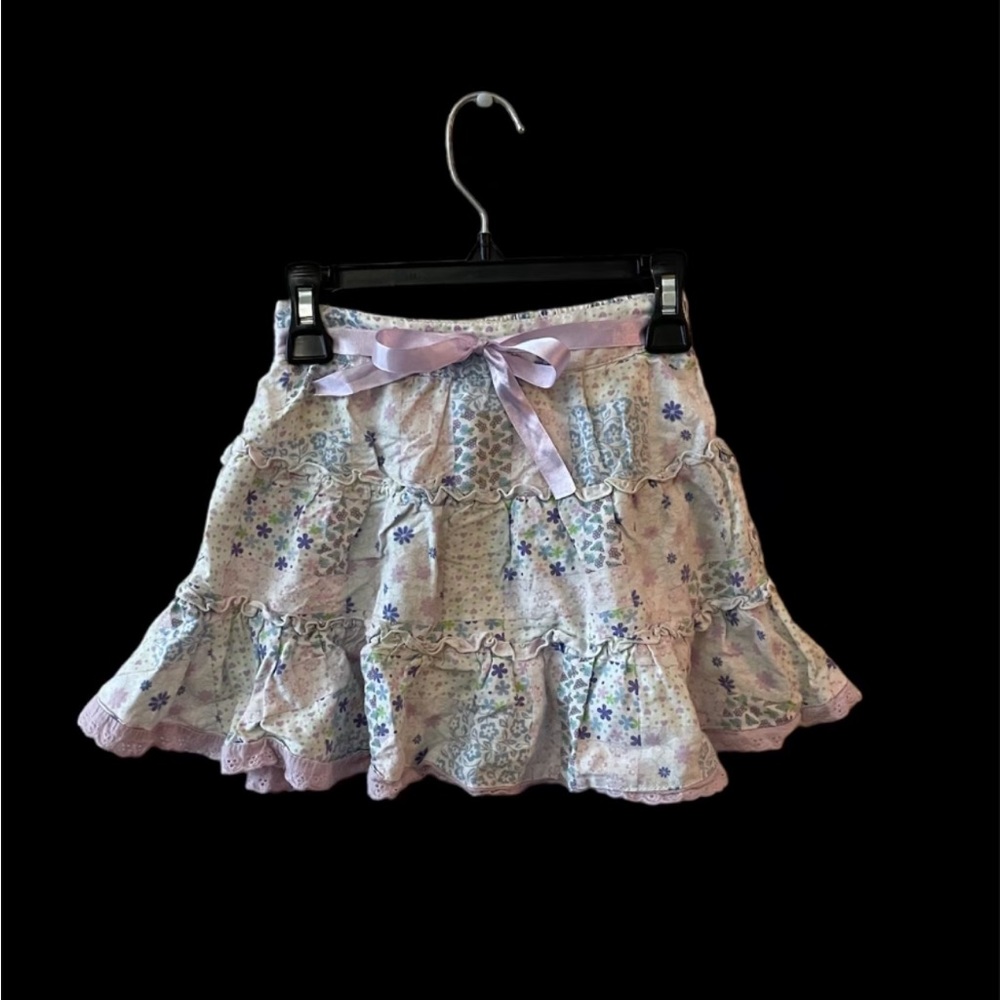 Kids headquarters floral skirt